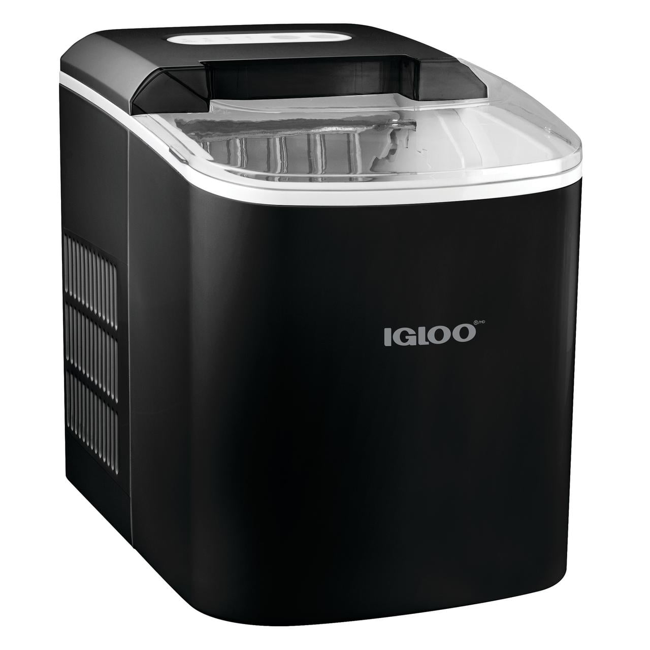 Igloo IGLICEB33BK 33-Pound Automatic Portable Countertop Ice Maker Machine, Black