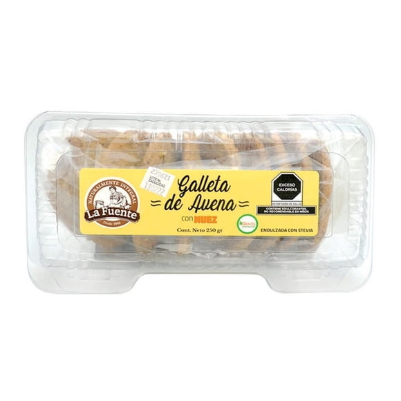 Galleta Avena La Fuente PLF Nuez Stevia