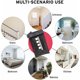 thumbnail image 5 of Dog Safety Gate Foldable Retractable Barrier for Safety Stair Gate for Dogs and Baby Black(Size 70*110cm), 5 of 5