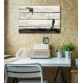 thumbnail image 2 of wall26 - Boy Flying a Kite in Silhouett Artworke- Rustic Canvas Wall Art Home Art - 16x24 inches, 2 of 4