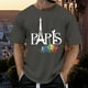 thumbnail image 2 of Playeras De Algodon Camiseta De Manga Corta Para Hombre, Camisetas Casuales Con Estampado Festivo Y Ventilado, 2 of 6