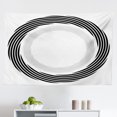 thumbnail image 1 of Spires Tapestry, Digital Spinning Hypnotic Design Focus Vortex Circle Cosmos Concept Computer Print, Fabric Wall Hanging Decor for Bedroom Living Room Dorm, 2 Sizes, Black Grey, by Ambesonne, 1 of 1