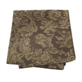 thumbnail image 2 of Ultimate Textile (10 Dozen) Miranda 17 x 17-Inch Damask Cloth Napkins- Jacquard Weave, Chocolate Brown, 2 of 3