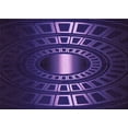 thumbnail image 1 of Ahgly Company Indoor Rectangle Patterned Midnight Blue Area Rugs, 3' x 5', 1 of 6