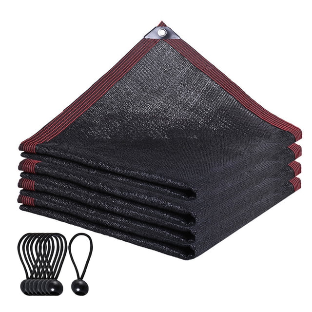 Shade Cloth Cover wtih Elastic Ties 90% Sunblock Sun Mesh UV Resistant Net 6 x