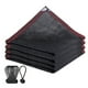thumbnail image 1 of Malla de sombra negra para jardín 2x2m - Protección UV 90% para plantas, terrazas y piscinas - Tela transpirable y resistente con ojales y amarres elásticos, 1 of 6