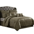 thumbnail image 1 of Beny 10pc King Size Comforter Set, Traditional Gold Woven, 1 of 1