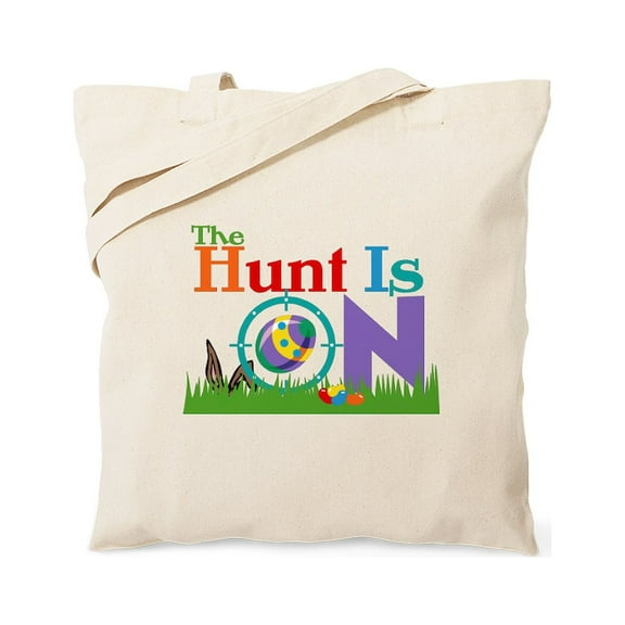 CafePress - The Hunt Is On Goodie Bag - Natural Canvas Tote Bag, Cloth Shopping Bag