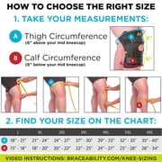 BraceAbility Plus Size Hinged Knee Brace for Large Legs and Arthritis, 6XL, Black