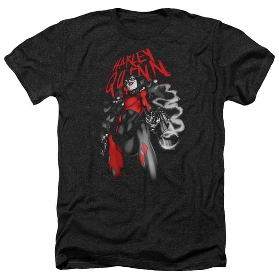 Batman - Down The Barrel - Heather Short Sleeve Shirt - Large