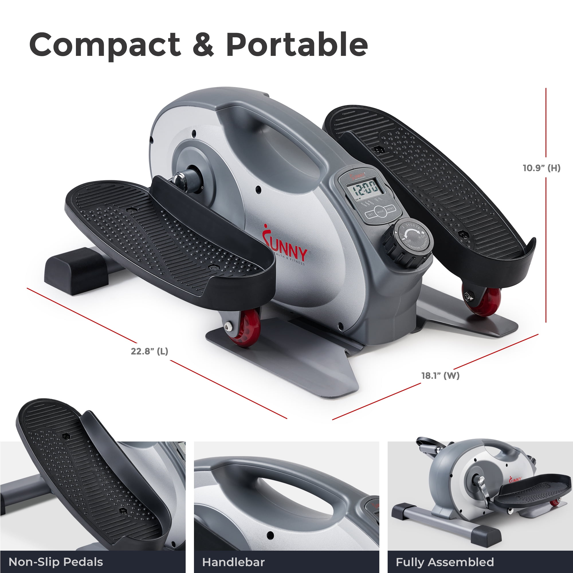 Sunny health portable stand up elliptical hotsell