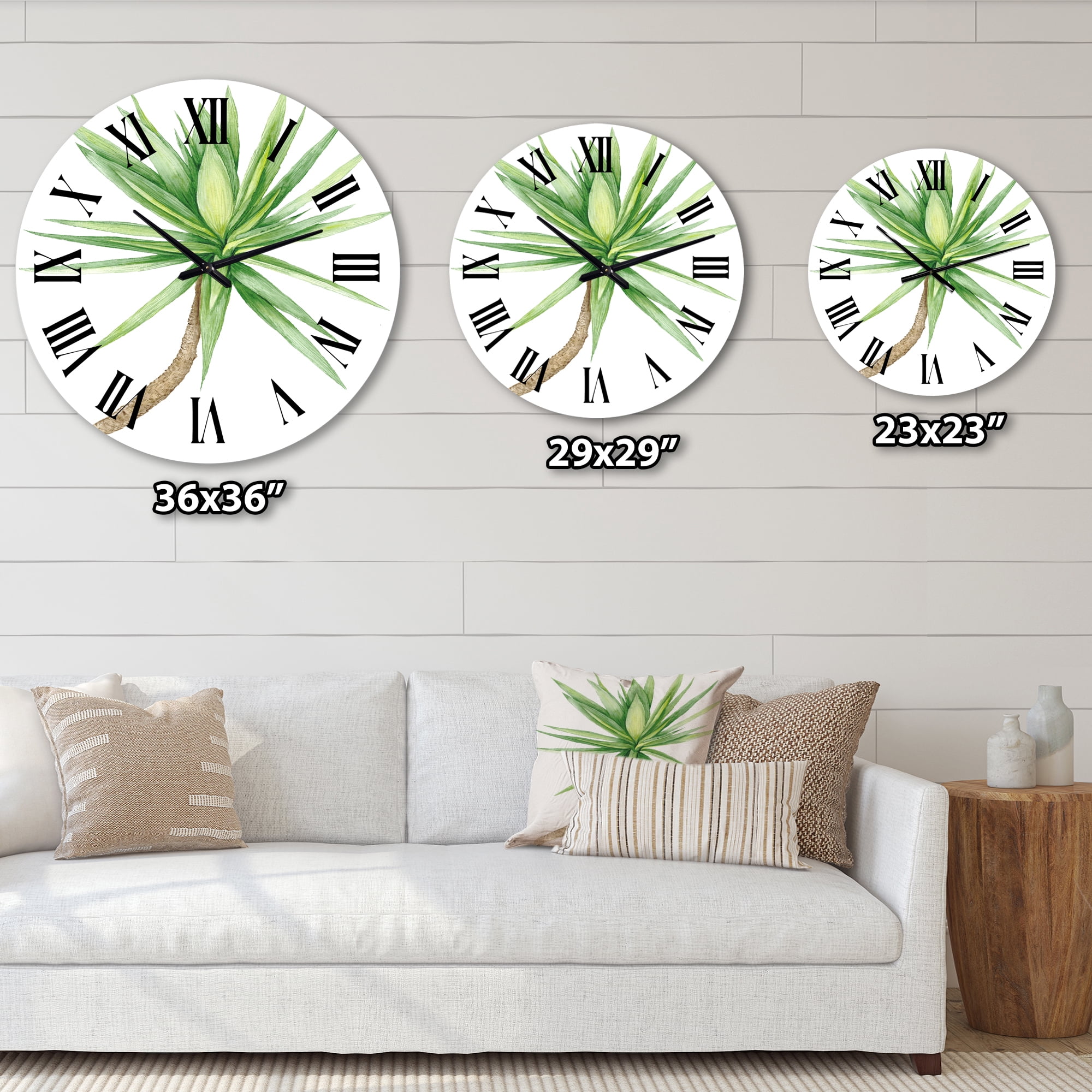 Designart 1 in Traditional Wall Clock