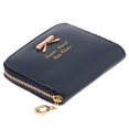 thumbnail image 3 of Monedero con Cremallera de Cuero PU de Mujer Regalo Zulema Cartera corta para mujer, 3 of 6