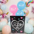 thumbnail image 3 of 1 Set of Gender Reveal Party Box Gender Reveal Balloons Box Paper Balloons Box for Baby Shower, 3 of 4