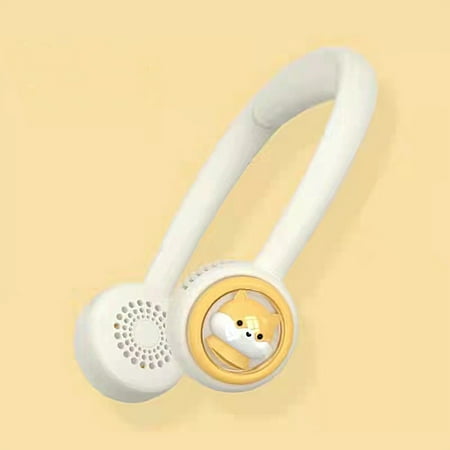 

Ycolew Clearence!home appliances Creative Portable Double Head Outdoor Hanging Neck-Fan Sports USB Charging Mini Fan Gifts