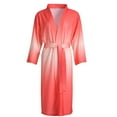 thumbnail image 1 of Weiqiqre Pyjamas pour Femmes Grande Taille en Solde, Peignoir Robe de Chambre Longue avec Poches et Ceinture+ceintures, 1 of 8