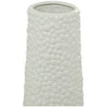 thumbnail image 4 of DecMode 25" White Ceramic Vase with Bubble Texture, 4 of 7