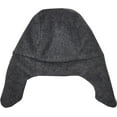 thumbnail image 2 of Hudson Baby Infant Fleece Trapper Hat and Mitten 2pc Set, Heather Charcoal, 0-6 Months, 2 of 5