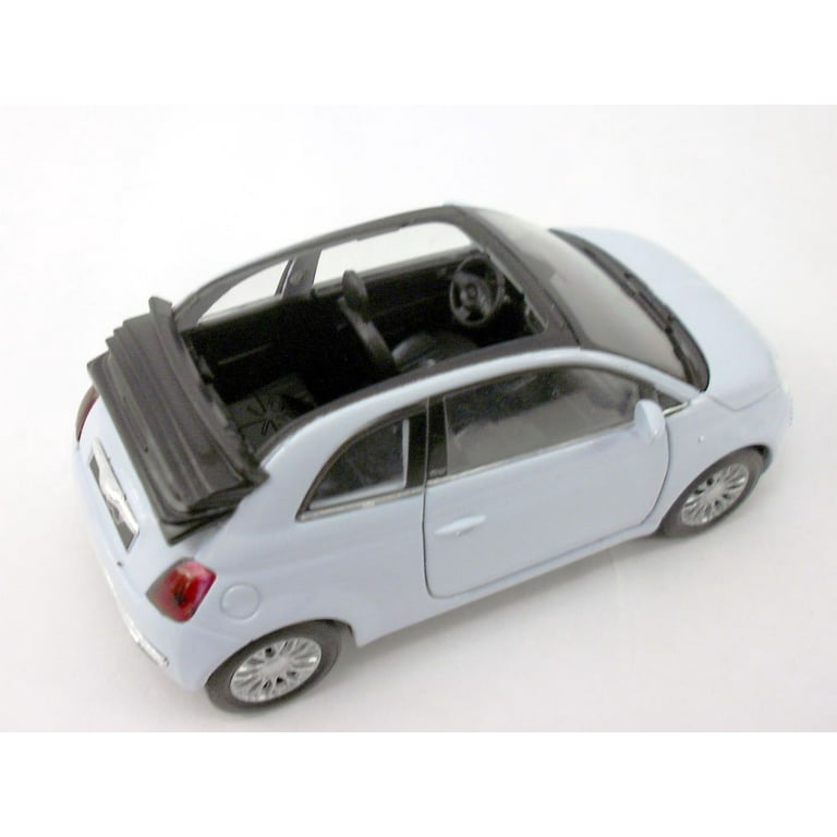 4.25 inch 2010 Fiat 500C (500) 1/32 Scale Diecast Model - Off