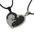 thumbnail image 4 of Elegant Matching Cats Necklace for Best Friend Adjustable Length Neck Accessory for Special Occasions or Daily Wear, 4 of 7