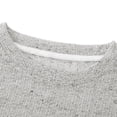 thumbnail image 6 of XUNKUSGA Sweaters for Men Casual Loose Crewneck Long Sleeve Ribbed Cuffs Knit Sweater Comfortable Stretch Fall Sweaters Classic Solid Color Men's Sweaters Gray M, 6 of 9
