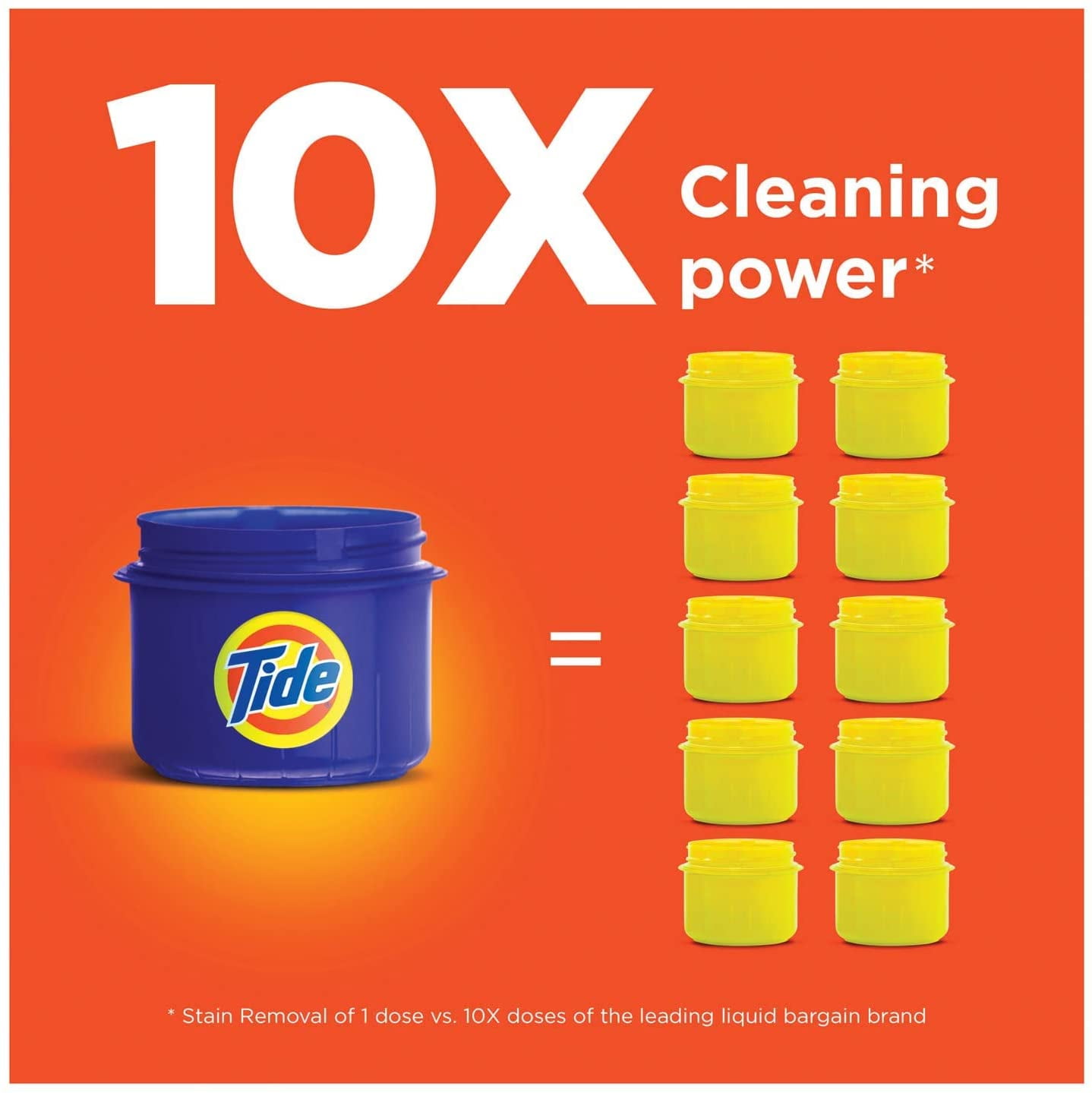 Tide, Liquid Laundry Detergent, Original Scent 6 Loads 10 oz (Pack of 6)
