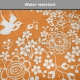 thumbnail image 7 of Japanese Chair Seating Cushion Set of 4, Oriental Floral Japanese Style Flying Birds Pastel Colored Spring Pattern, Seat Pads for Office with Anti-slip Backing, 16"x16", Marigold White, by Ambesonne, 7 of 7