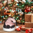 thumbnail image 6 of Balery Chibi Axolotl Sakura Fantasy Pattern Santa Hat Christmas Hat Funny Christmas Hat Christmas Knitted Beanie Hat For Men Women Adult, 6 of 6