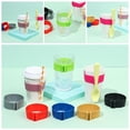 thumbnail image 6 of Durable Heat Insulation Tea Coasters Heat-Resistant Non-slip Glass Cups Wrap Glass Bottle Cover Silicone Cup Sleeves Mug Holder YELLOW, 6 of 8