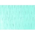 thumbnail image 1 of Ahgly Company Indoor Rectangle Solid Turquoise Blue Modern Area Rugs, 2' x 4', 1 of 4