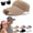 Khaki, variant on 2026 New Women's High Ponytail Sun Visor Hat Knitted Breathable Wide Brim UV Protection Cap for Running Hiking Beach