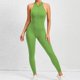 thumbnail image 4 of Conjunto deportivo de Yoga de una pieza para mujer, conjunto de gimnasio calado con cremallera, conjunto de entrenamiento de Fitness, ropa deportiva académica, 4 of 5