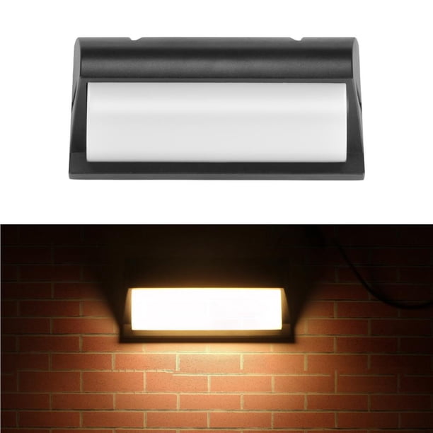 Bearachild Aplique de esquina impermeable de 15 W, luz LED de pared, iluminación blanca de 3000 K para escaleras de camino de jardín de esquina Iluminación y accesorios Numero 3 Bearachild HA024301-03
