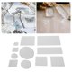 thumbnail image 3 of 11Pcs Transparent Acrylic Clear Stamp Block Pad DIY Hand Made Crafts Making Tool(Round Corner Set ), 3 of 4