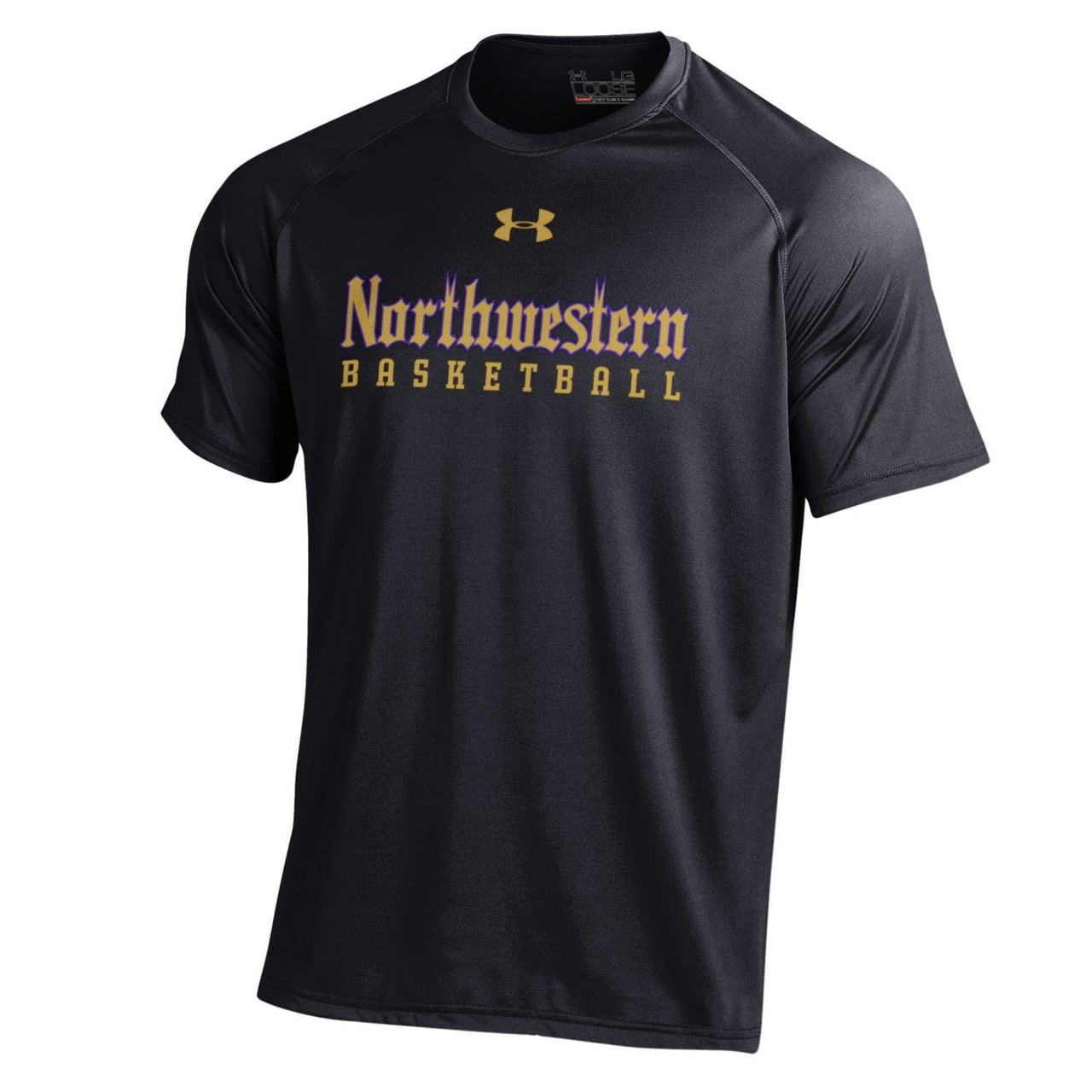 Under Armour - Northwestern Wildcats Adult Gothic Basketball T-Shirt ...