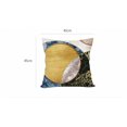 thumbnail image 3 of Peach Skin Geometric Abstract Landscape Pillowcase, Very Suitable For Sofa, Bedroom, Chair, Courtyard Decoration-week, 3 of 4