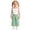 Green, variant on Kids' Vacation & Outing Toddler Girl Summer Clothes Vintage Baby Outfit Crochet Sleevless Ruffled Tank Top & Pants Set 2-7Y(Pink,4-5 Years)