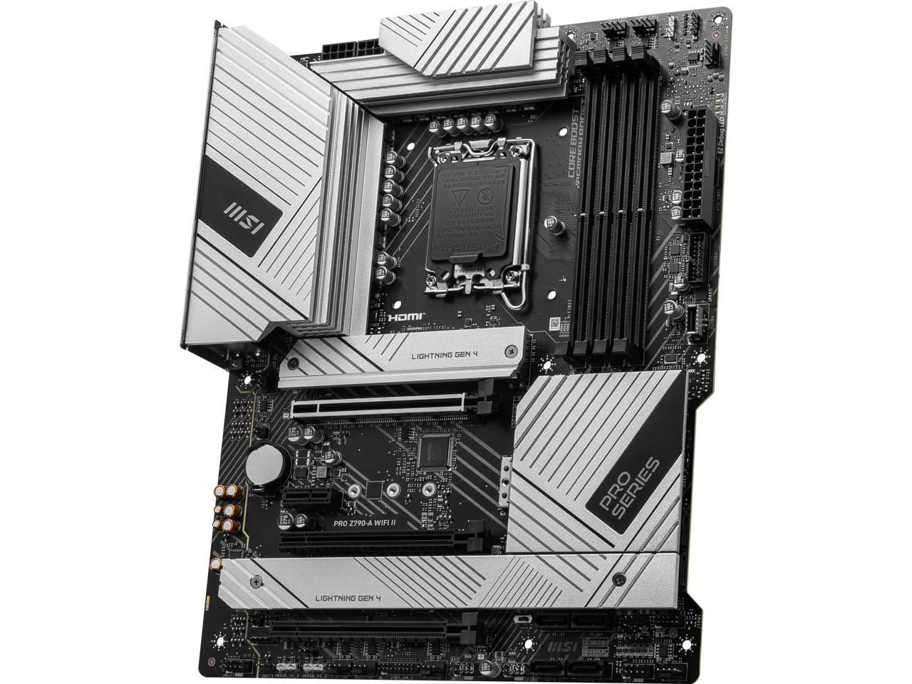 MSI PRO Z790-A WIFI II LGA 1700 Intel Z790 SATA 6Gb/s DDR5 ATX Motherboard