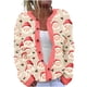 thumbnail image 2 of Cárdigan informal de punto con estampado navideño para mujer, chaqueta con botones y abrigo para mujer, 2 of 5