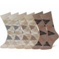 thumbnail image 1 of Calcetines de vestir Easton Marlowe Classic Cotton Argyle, paquete de 6 unidades #2 -5, 1 of 1