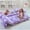 Lavender, variant on Butterfly Craze Floor Pillow Bed Lounger Cover, Cozy & Stylish Seating Solution for Kids & Adults, Recliner Floor Cushion for Ultimate Comfort, Holds 5 Pillows, Cover Only, Purple Polka Dot, Queen