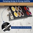 thumbnail image 3 of Xirurus Space‑Saving Wall‑Mounted Coffee Pod Holder – 12‑Capacity Under‑Counter Cabinet Organizer, Black, 3 of 7