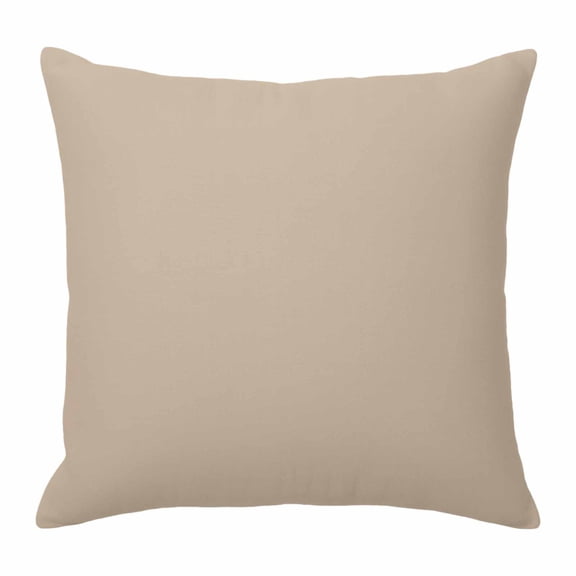 Pillow Covers 24x24 Inch, Pure Light Khaki Linen Pillowcase with Invisible Zipper, Simple Solid Color Decorative Throw Pillow Covers Cushion Case for Couch Sofa Bed Living Room