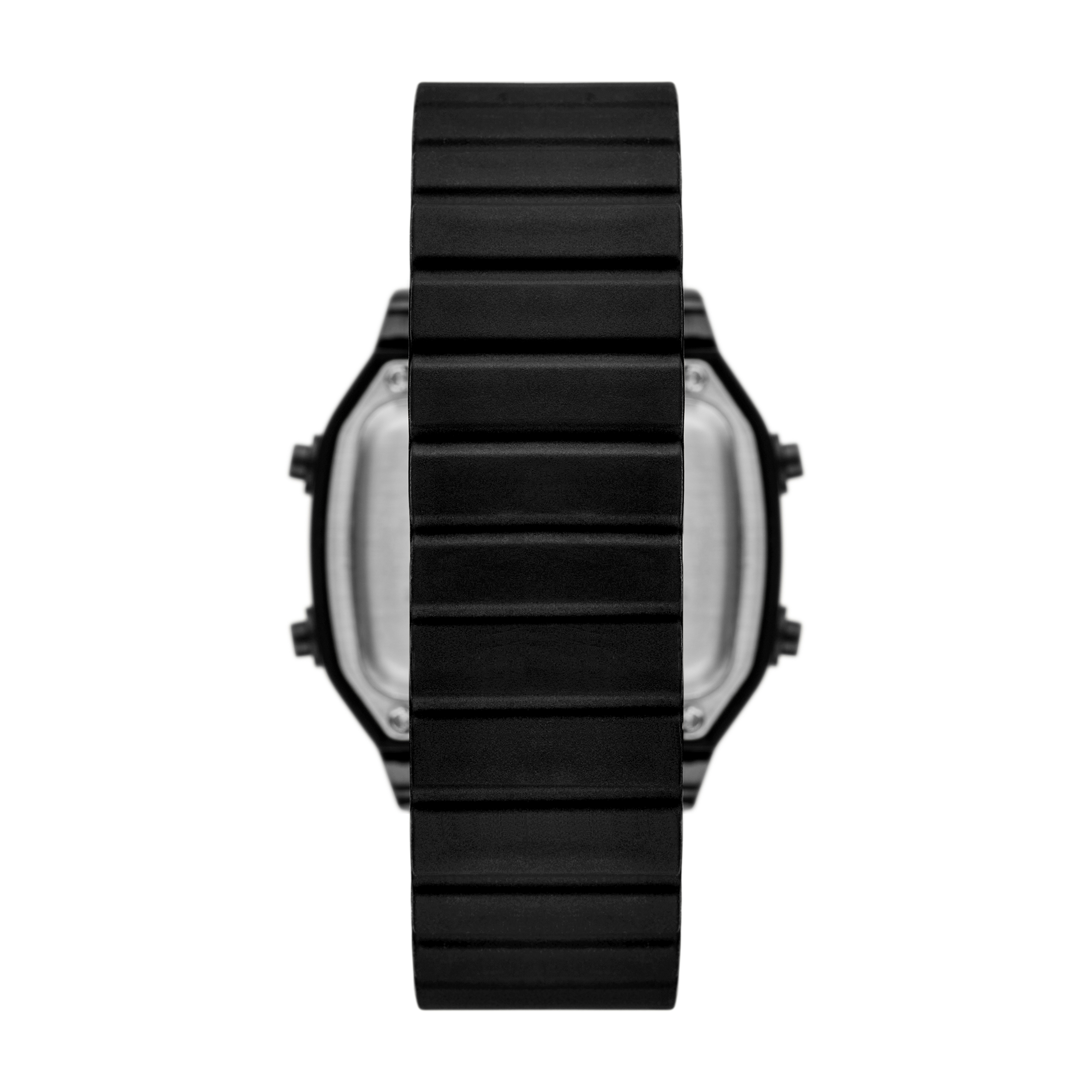 Skechers Men's Fiske Digital Black Silicone Watch