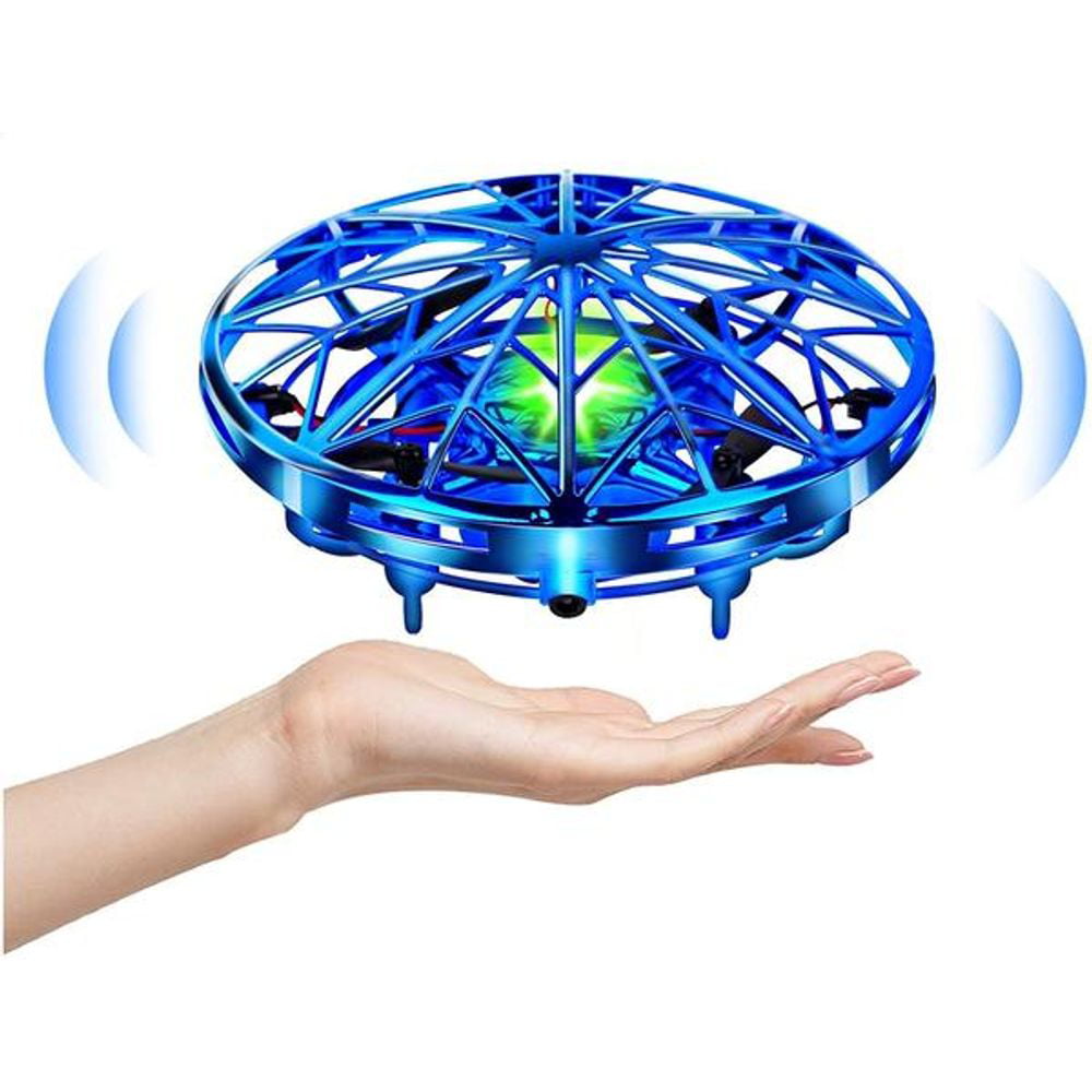 Remoukia Hand Operated Drones Toys for Kids or Adults Black Mini Drones Hand Controlled Flying Ball Drone for Boys and Girls Motion Sensor Helicopter Gift 