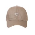 thumbnail image 4 of Trendy Heart Embroidered Baseball Cap for Daily Wear - Adjustable and Versatile Headgear for All Seasons, 4 of 4