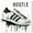 Gallery Wrapped, variant on Black Watercolor Sneaker Drip Canvas Sneaker Head Prints by Art Remedy, White Frame, 40" x 40"