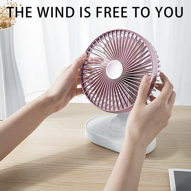 Tepsmf Personal Fan Shaking Head Fan Mini Desktop Dormitory Electric