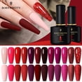 thumbnail image 2 of BORN PRETTY Red Series Nail Gel Polish 10 ML Soak Off UV LED Semi Permanent Color Gel DIY Nail Gel Varnish Manicure Top Coat Gong Bohan LED, 2 of 2