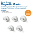 thumbnail image 5 of Learning Resources Original Magnetic Hooks, Classroom Supplies, Teacher Accessories, Strong Magnetic Hooks, Set of 5, 5 of 5